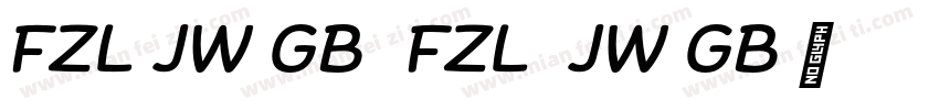 FZL 2JW GB1 0 FZL 2 JW GB1 0字体转换